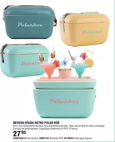 Polarbox - Nevera Rigida Retro