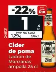 Ladrón De Manzanas - Cider De Manzana