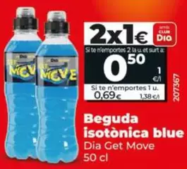 Dia Get Move - Bebida Isotónica Blue 
