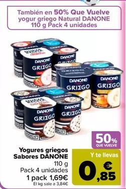 Danone - Yogures Griegos Sabores