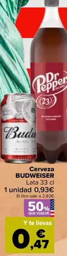 Budweiser - Cerveza 