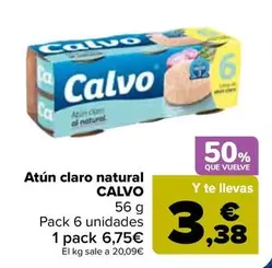 Calvo - Atun Claro Natural 
