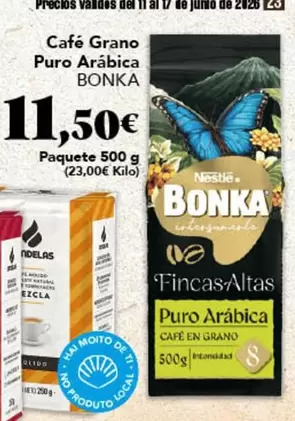 Bonka - Café Grano Puro Arabica