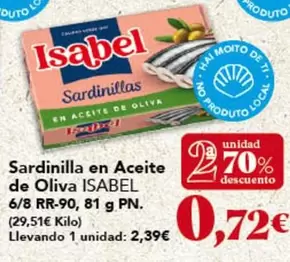 Isabel - Sardinilla En Aceite De Oliva