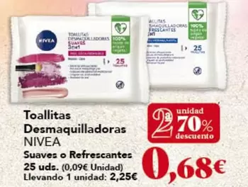 Nivea - Toallitas Desmaquilladoras