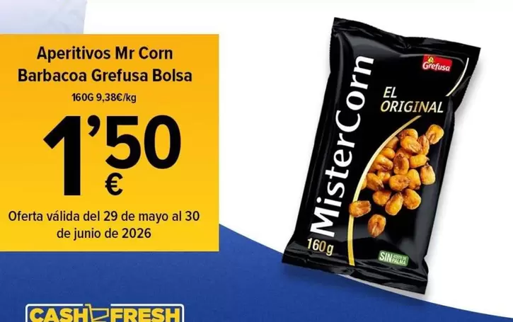 Grefusa - Aperitivos Mr Corn Barbacoa