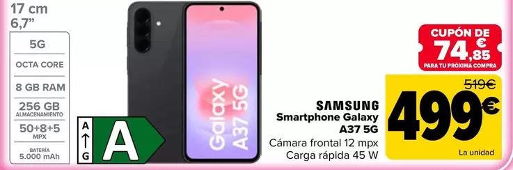 Samsung - Smartphone Galaxy A37 5G