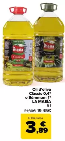La Masía - Aceite De Oliva Clasico O Sumum 
