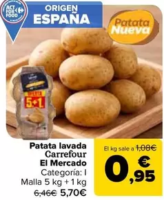 Carrefour El Mercado - Patata Lavada