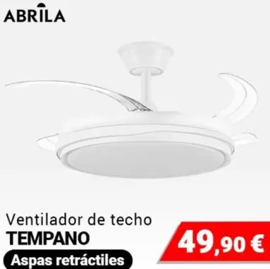 Abrila - Ventilador De Techo Tempano