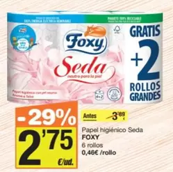 Foxy - Papel Higiénico Seda