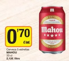Mahou - Cerveza 5 Estrellas