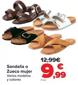 Sandalia O Zueco Mujer