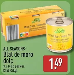 All Seasons - Blat De Moro Dolc