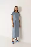 LONG GINGHAM DRESS