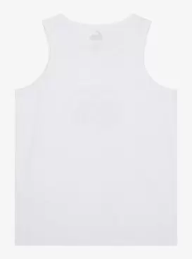 Fundamental Ride Camiseta sin mangas Blanco Chicos 8-16