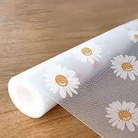 Kitchen Cupboard Shelf Liner Drawer Liners Durable Non Adhesive Thickened Non-Slip Waterproof Modern Patterns for Dresser Cupboard Kitchen Cupboard