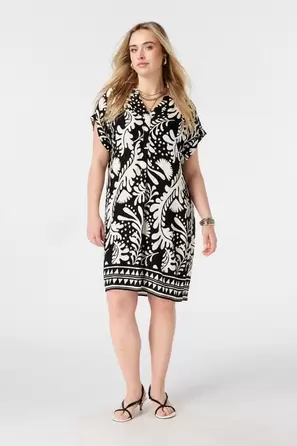 Vestido con escote en V