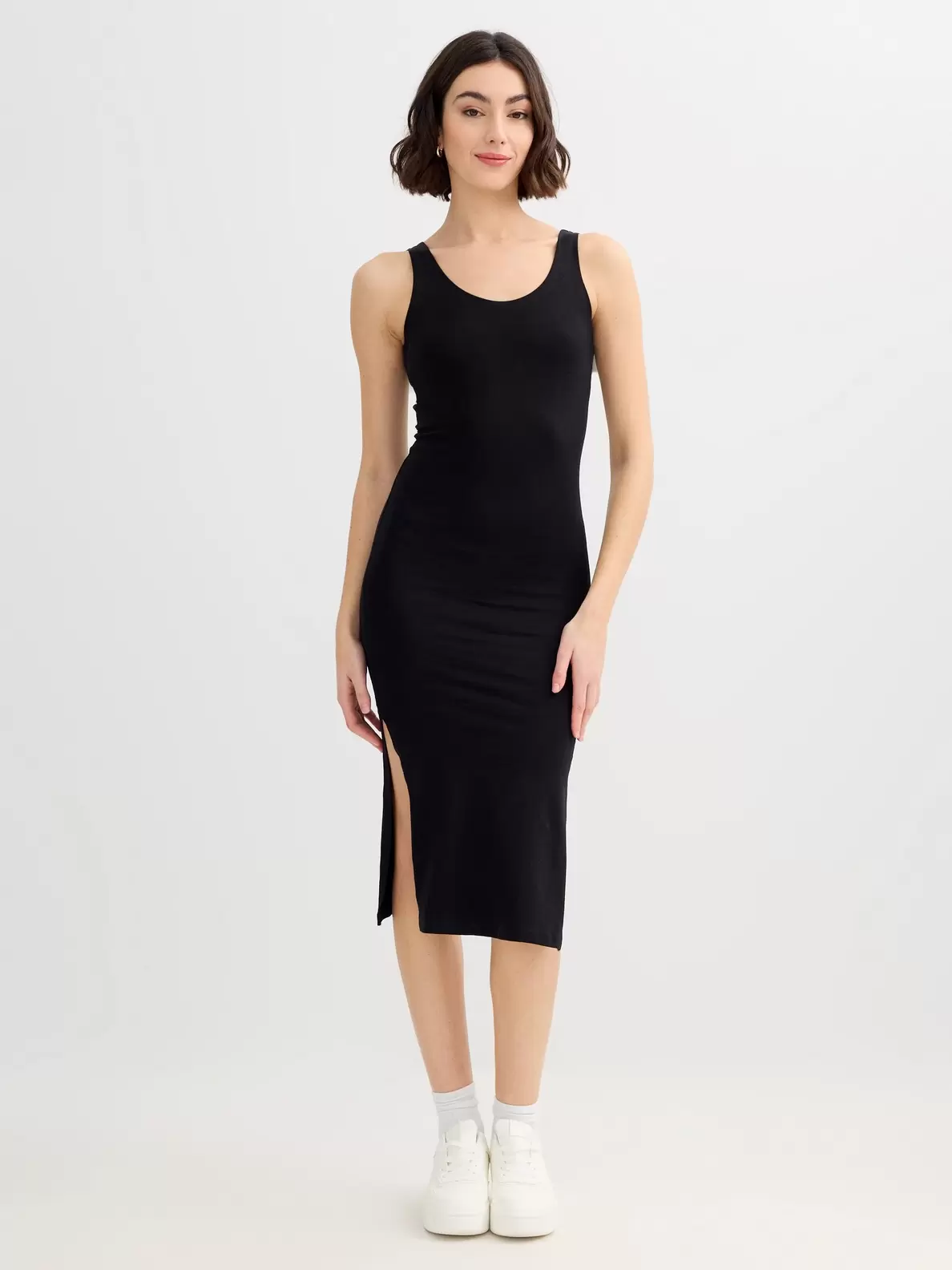 Vestido midi ajustado