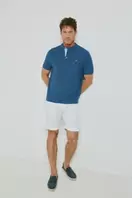 Polo manga corta cuello mao
