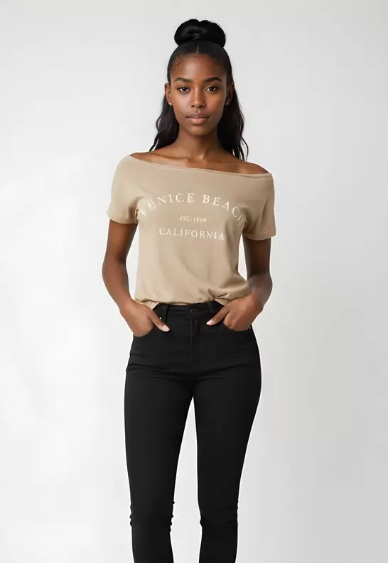 Venice Beach Distressed Graphic Tee