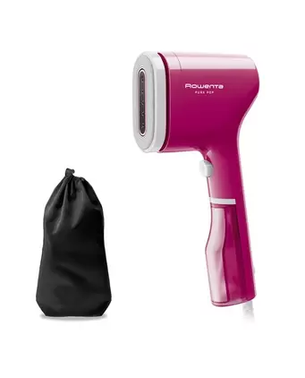 Cepillo de vapor vertical Rowenta Pure Pop higieniza y plancha Rosa