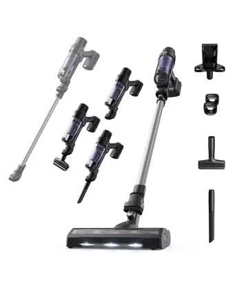 Aspirador de escoba recargable Rowenta X-Pert 7.6 RH6A35WO con Tecnología ciclónica