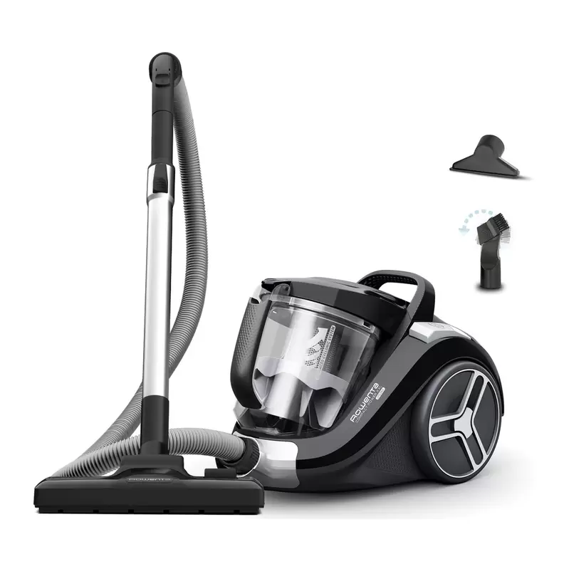 Aspirador Rowenta Compact Power XXL con Tecnología ciclónica Negro
