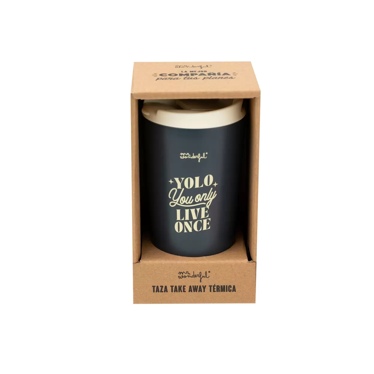 Taza take away térmica - You only live once
