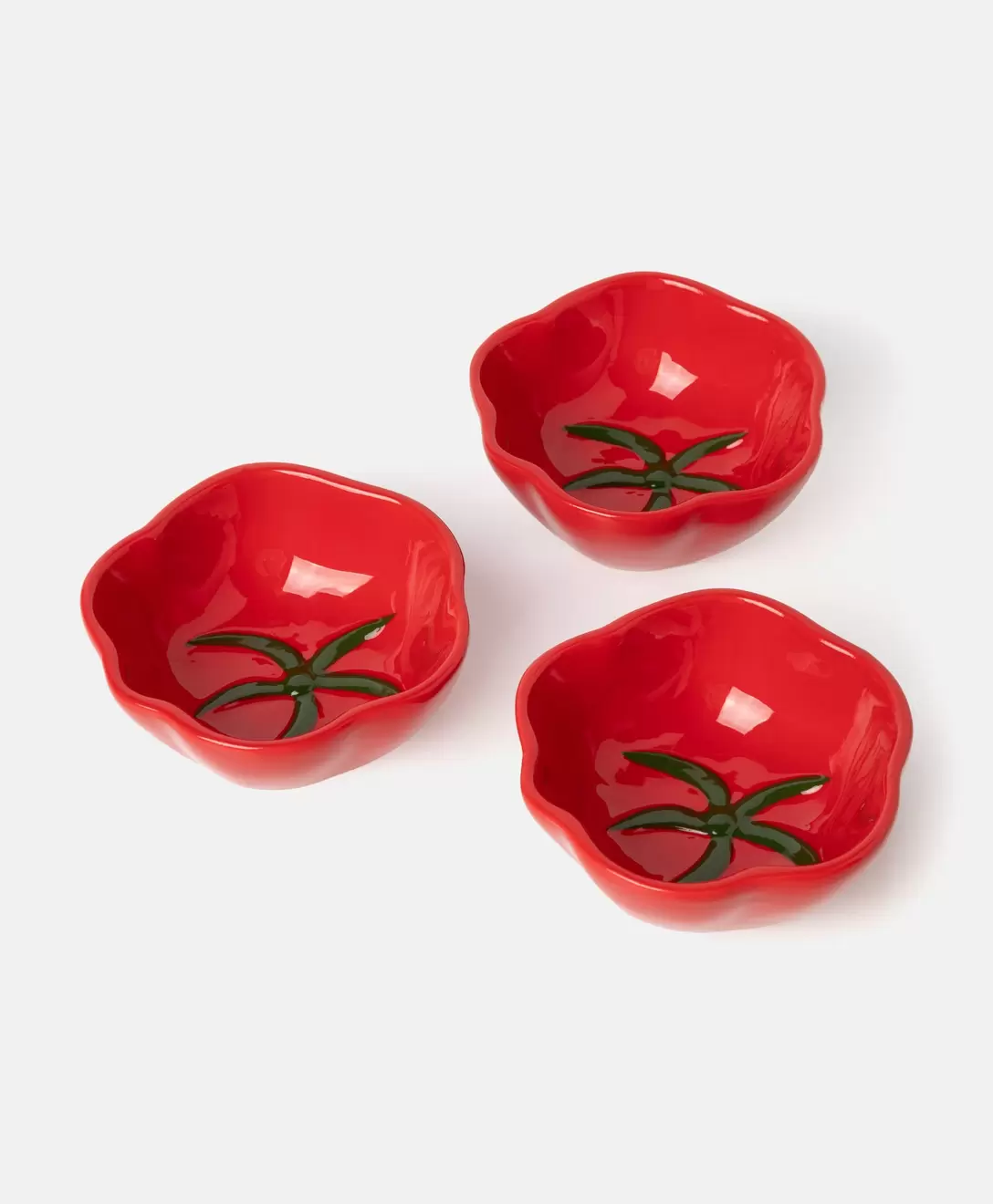 Set de cuencos cerámicos tomate 3 uds.