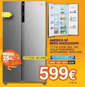Beko - Americà NF GNO5323XPN