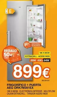 LG - Frigorífico 1 Puerta AEG Ork7m39 1ex