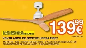 Ufesa - Ventilador De Sostre Tibet