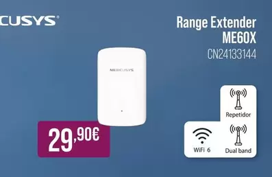 Mercusys - Range Extender ME60X