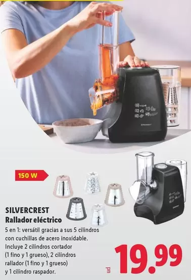 SilverCrest - Rallador Eléctrico