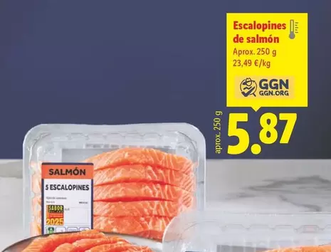 Escalopines De Salmón