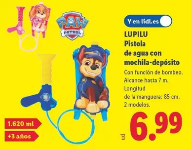 Lupilu - Pistola De Agua Con Mochila-deposito