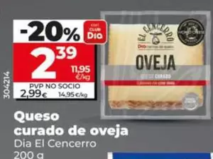 Dia El Cencerro - Queso Curado De Oveja