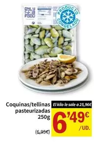 only - Coquinas/tellinas Pasteurizadas