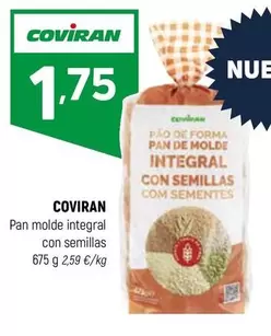 coviran - Pan Molde Integral Con Semillas