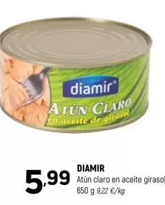 Diamir - Atun Claro En Aceite Girasol