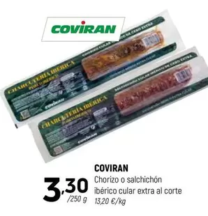coviran - Chorizo O Salchichon Iberico Cular Extra Al Corte