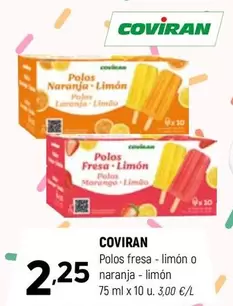 coviran - Polos Fresa Limon O Naranja