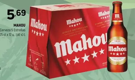 Mahou - Cerveza 5 Estrellas