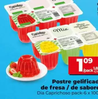 Dia Caprichoso - Postre Gelificado De Fresa/De Sabores