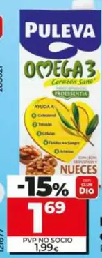 Puleva - Bebida Láctea Omega 3 Con Nueces
