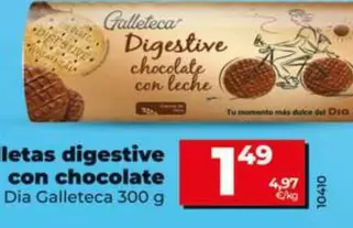 Dia Galleteca - Galletas Digestive Con Chocolate