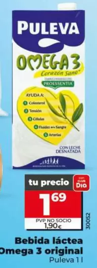 Puleva - Bebida Láctea Omega 3 Original