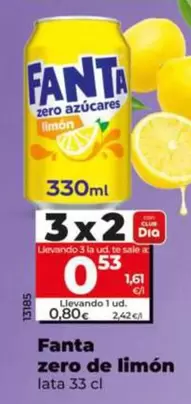 Fanta - Zero De Limón