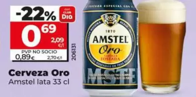 Amstel - Cerveza Oro